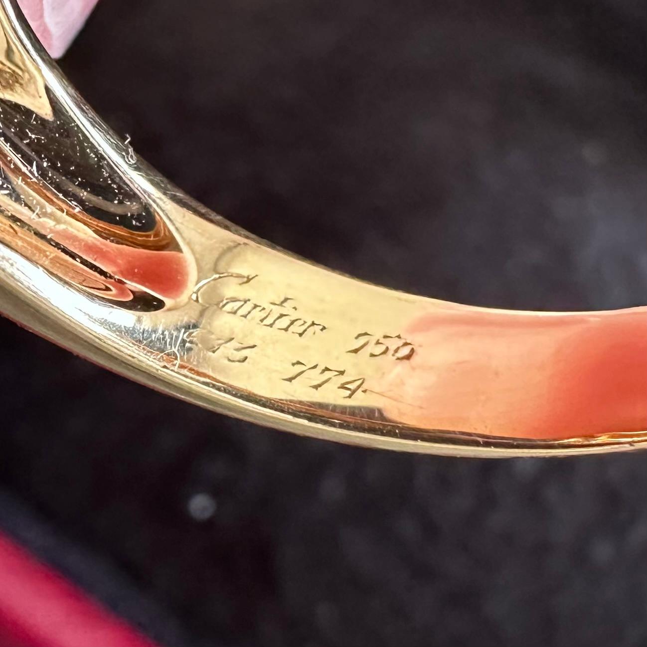 Women's or Men's Cartier Panthere Ring For Sale