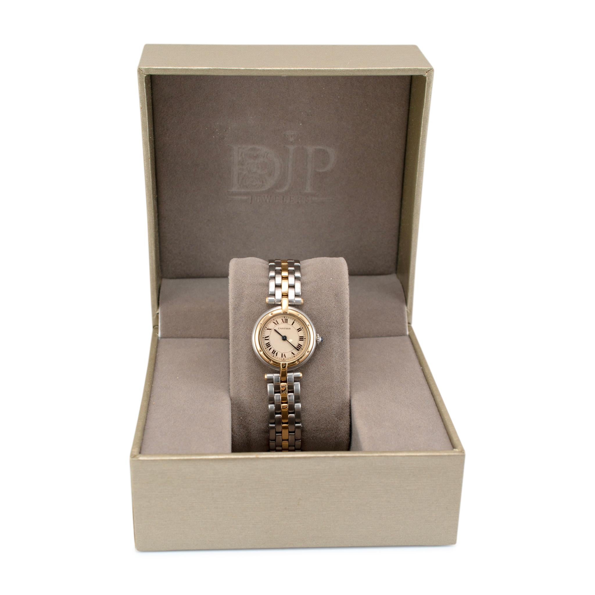 Cartier Panthere Ronde 24MM 166920 Two Tone Yellow Gold Stainless Steel Watch 2