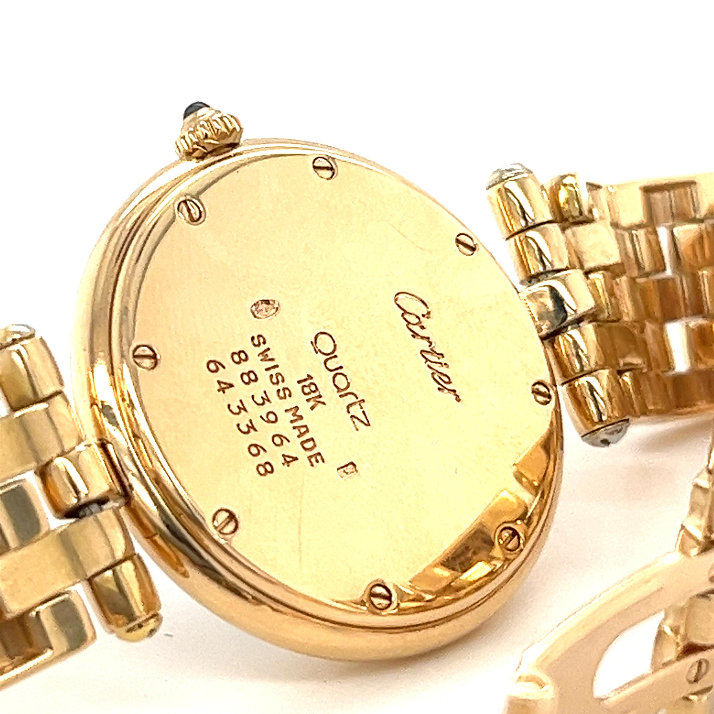 Cartier Panthere Round Vendome 30mm Ladies Quartz 18K Gold Watch  Ref. 883964 1