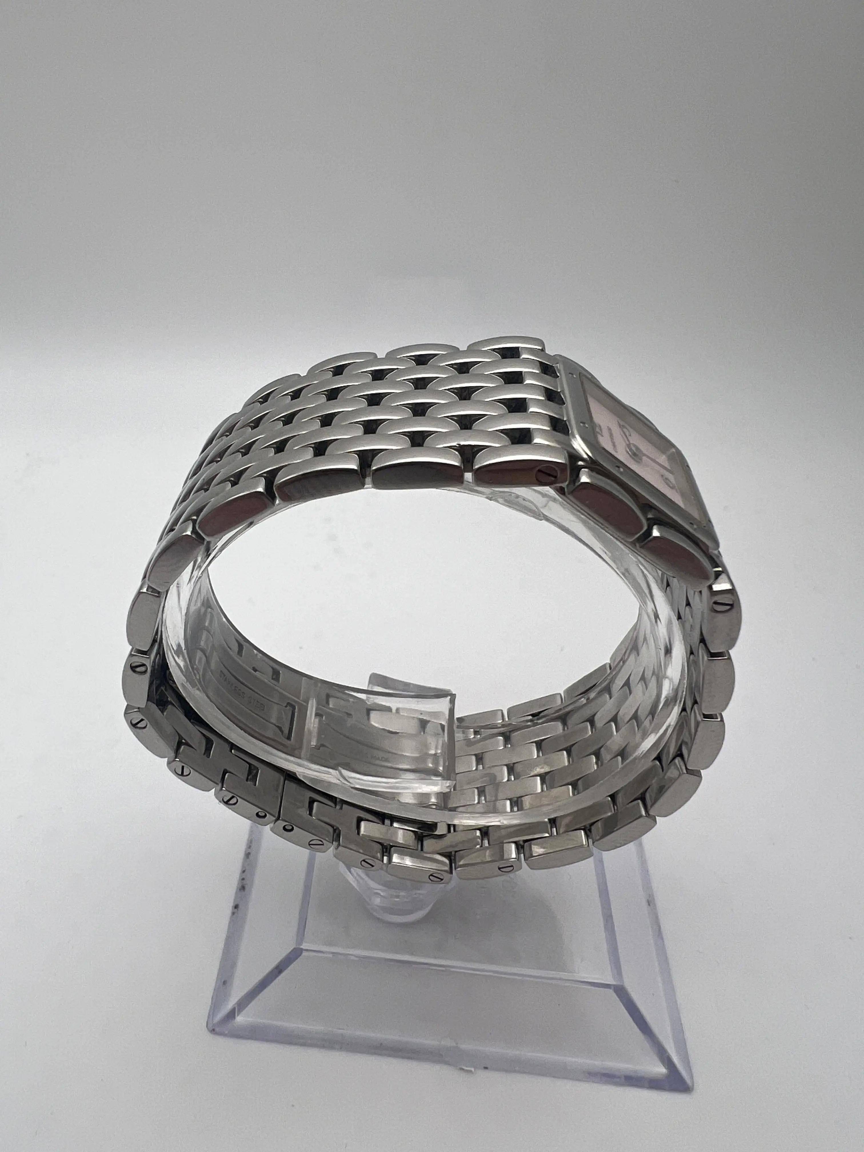 Cartier Panthère Ruban W61003T9 Pink Mother of Pearl Dial en venta 4