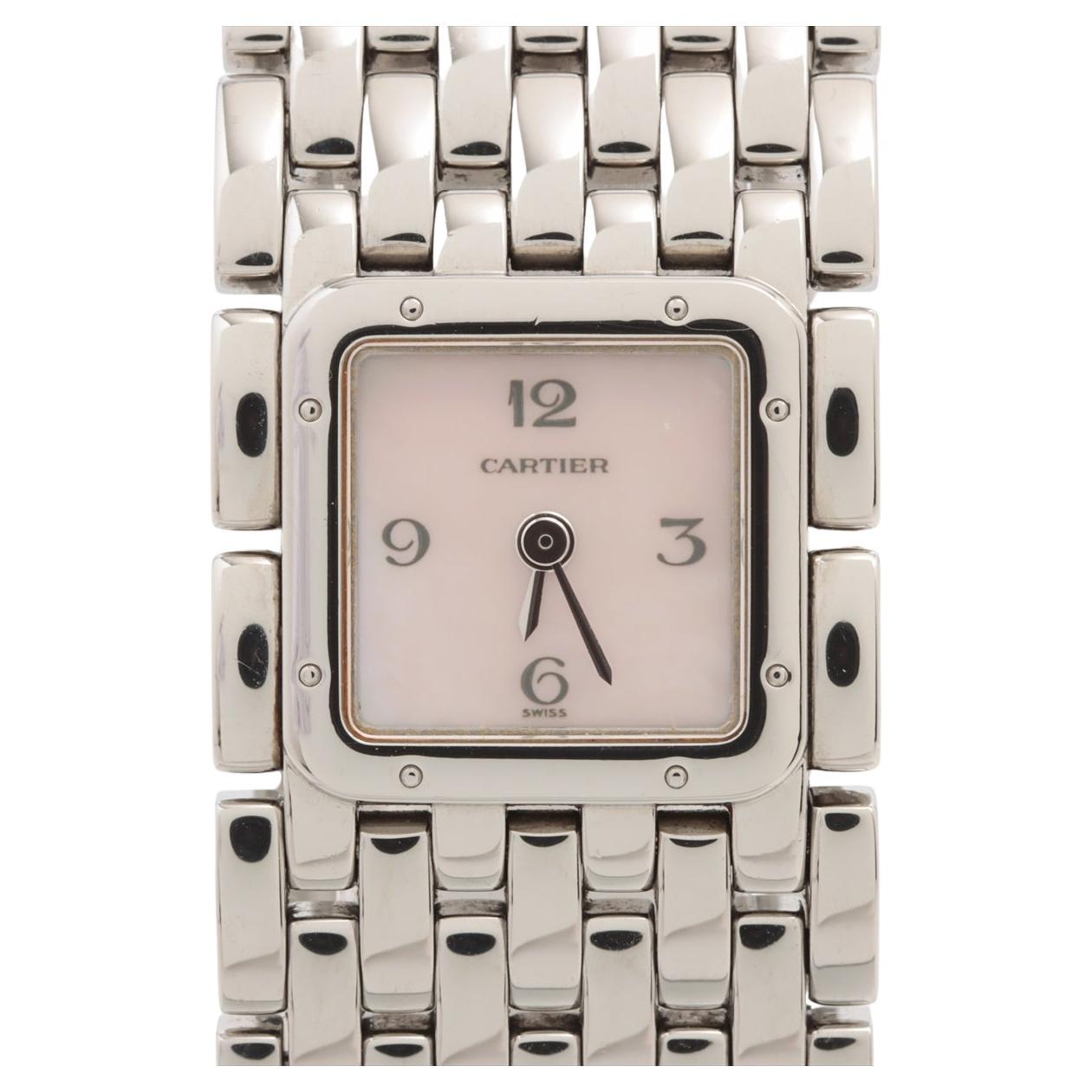 Cartier Panthère Ruban W61003T9 Pink Mother of Pearl Dial