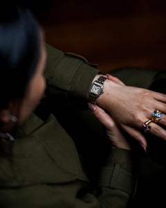 Cartier Panthere SM 1057917 YG/SS 2 Row 1990s