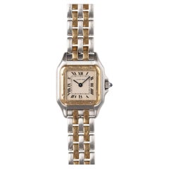 Cartier Panthere SM 1057917 YG/SS 2 Row 1990s
