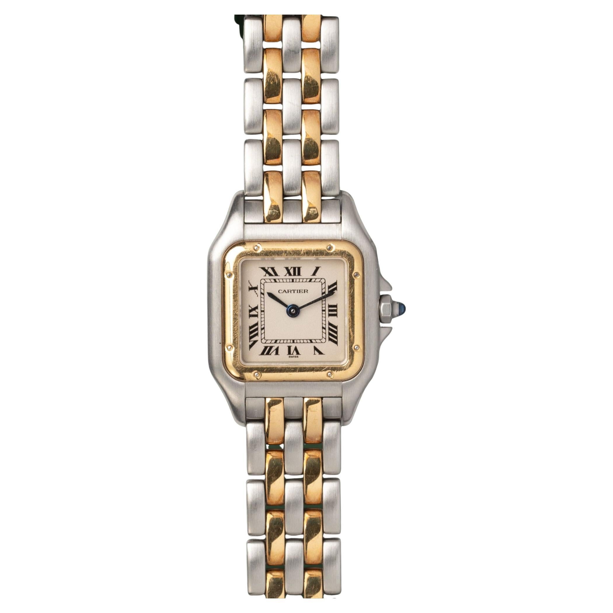 Cartier Panthere SM 1120 2 Row SS/YG 1990er Jahre