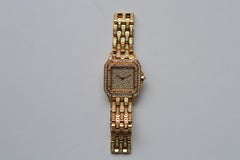 Cartier Panthère SM 18k Yellow Gold Full Diamond Pavé Unworn Full Set