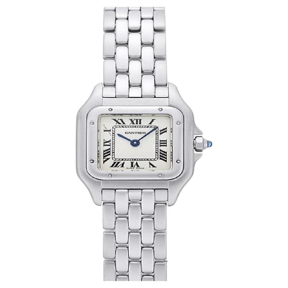 Cartier Panthere SM W25033P5 - Elegant Ladies' Stainless Steel Quartz Watch