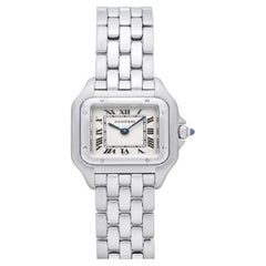 Cartier Panthère SM W25033P5 Watch - Elegant Stainless Steel Quartz