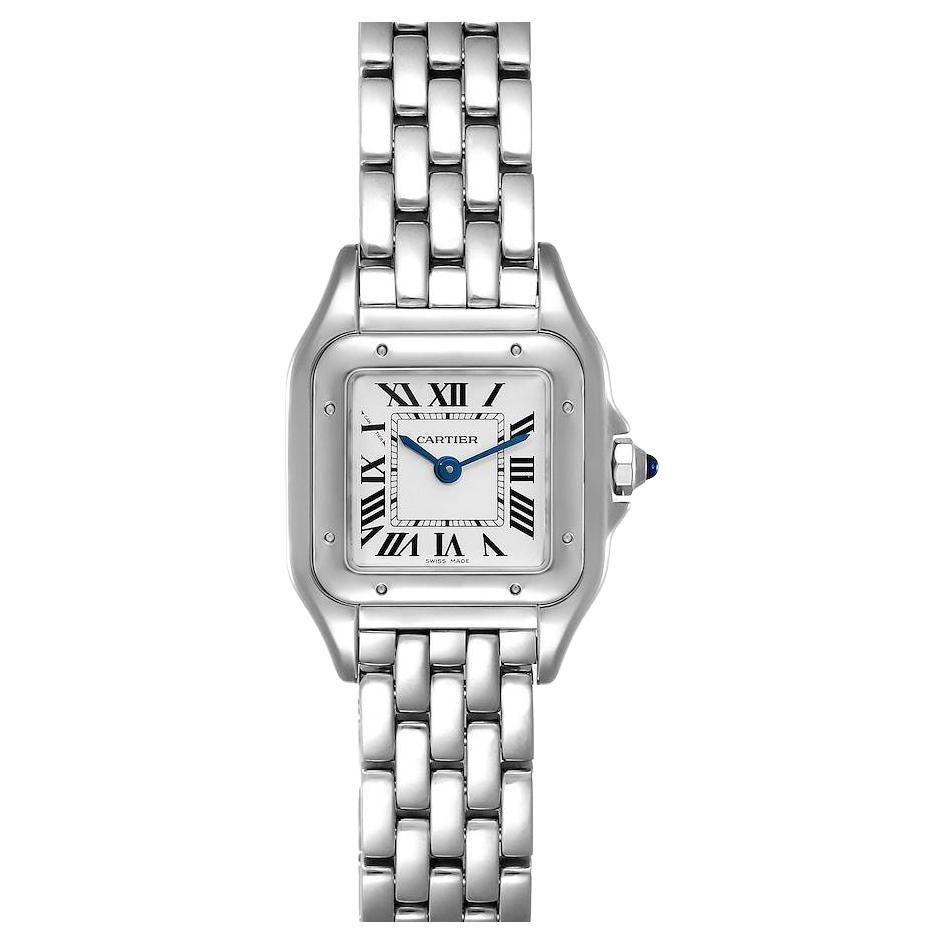 Cartier Panthere Small Steel Ladies Watch WSPN0006 Box For Sale