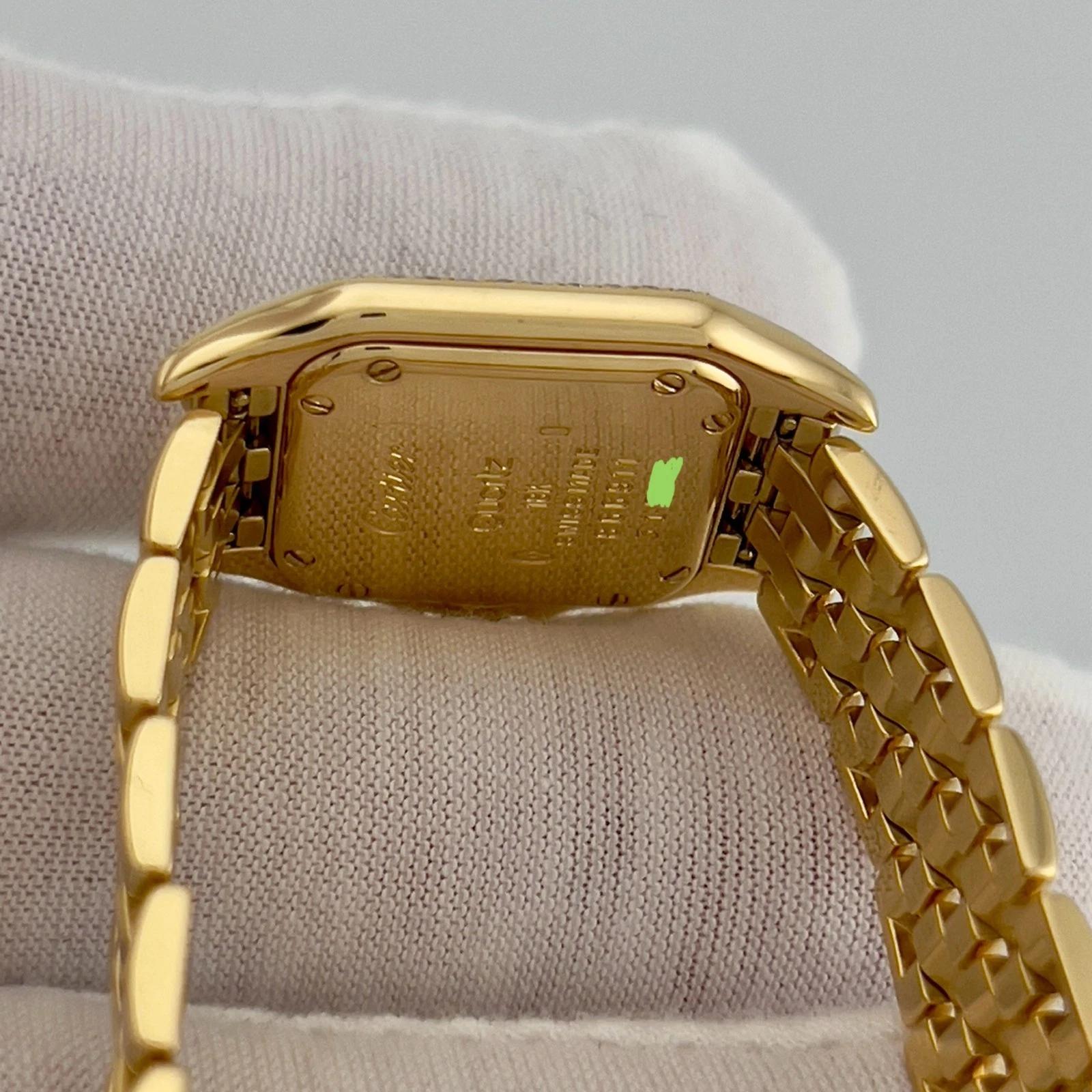 Cartier Panthere Pequeño 866911 22mm Bisel Diamante Oro Amarillo 18K 2025 Servicio en venta 7