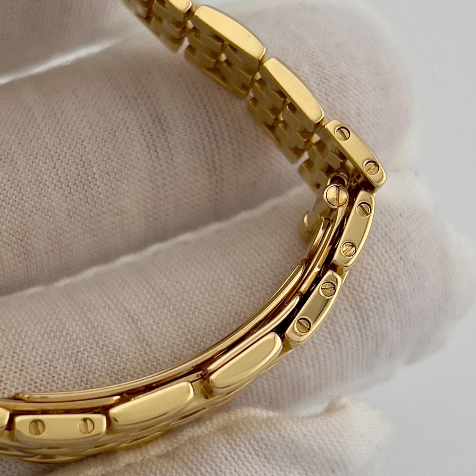 Cartier Panthere Pequeño 866911 22mm Bisel Diamante Oro Amarillo 18K 2025 Servicio en venta 9