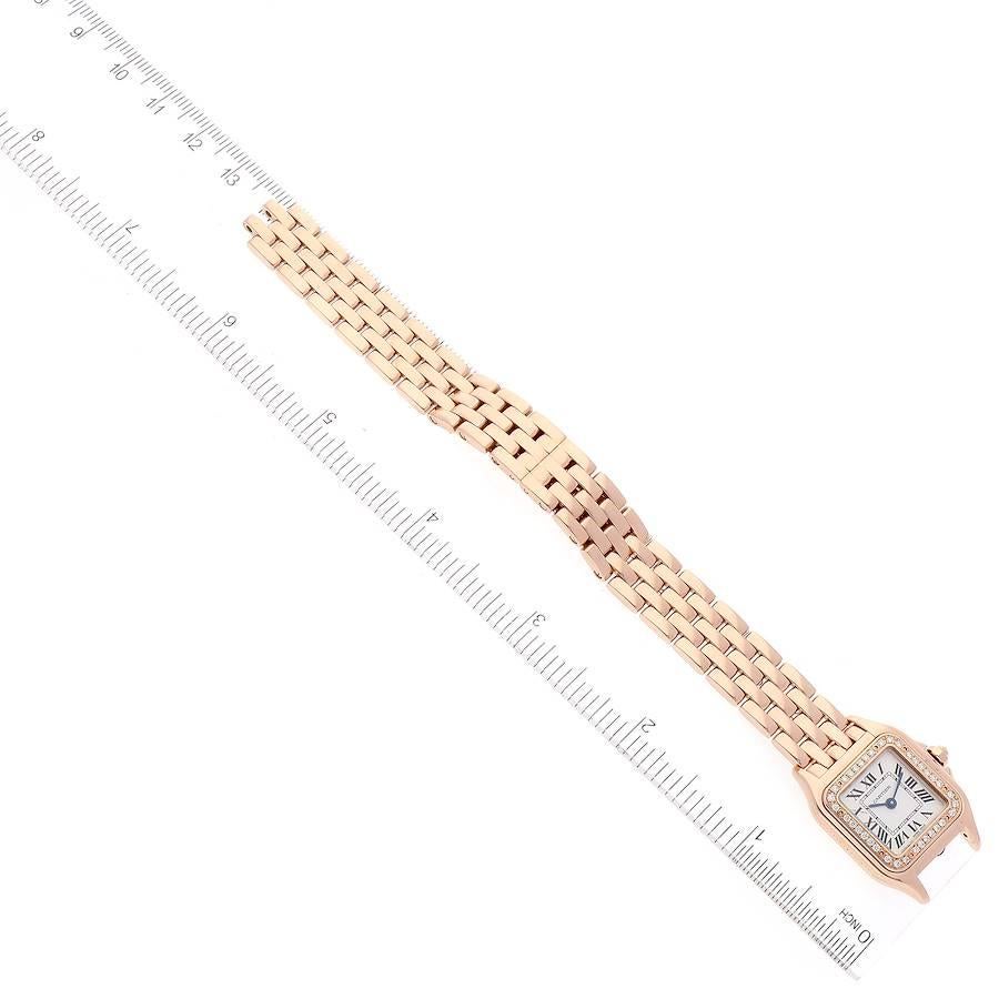 Cartier Panthere Small Rose Gold Diamond Ladies Watch WJPN0008 Box Papers 1