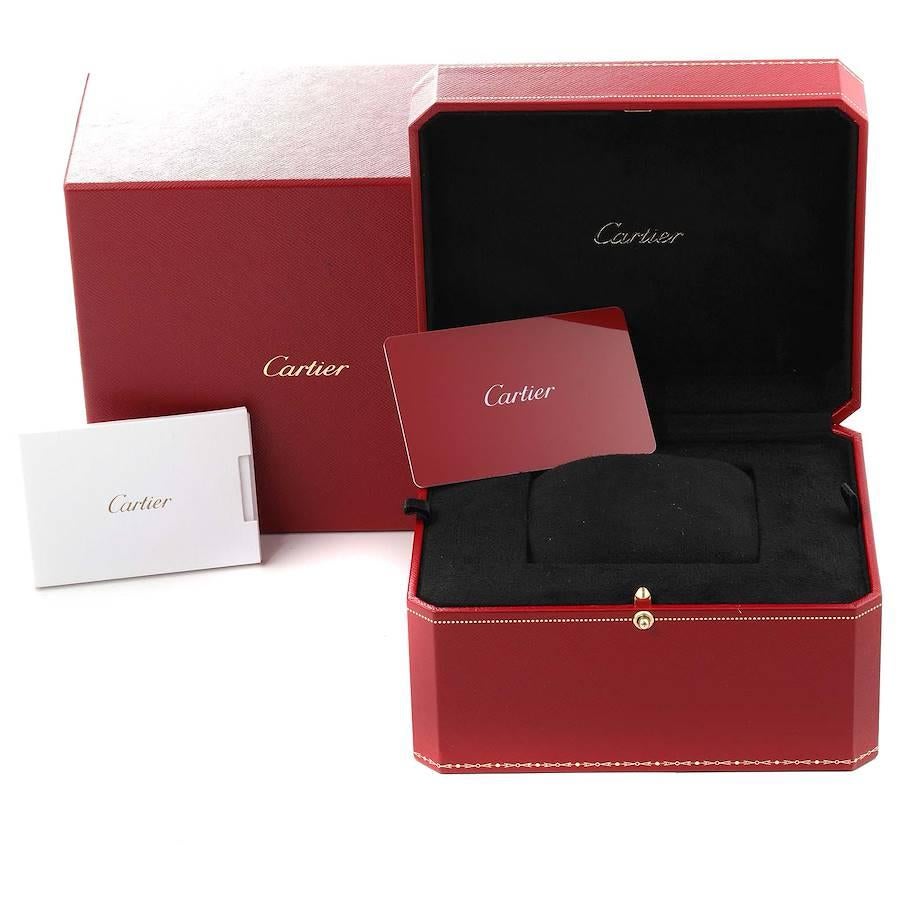 Cartier Panthere Small Steel Diamond Bezel Ladies Watch W4PN0007 Box Card 3