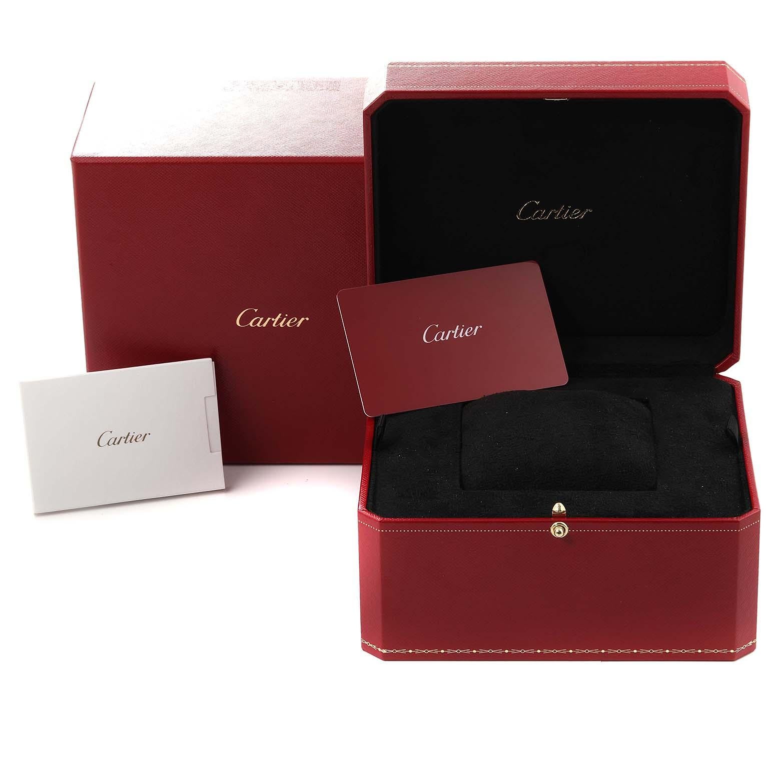Cartier Panthere Small Steel Diamond Bezel Ladies Watch W4PN0013 Unworn 3