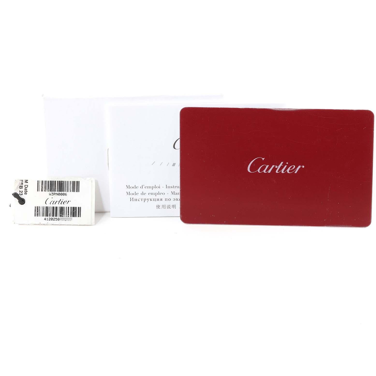 Cartier Panthere Damenuhr W3PN0006 aus Stahl und Roségold mit Diamanten im Angebot 7