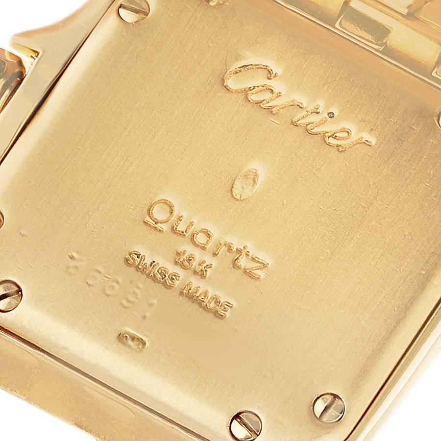 Cartier Panthere Damenuhr aus Gelbgold mit Diamanten 3