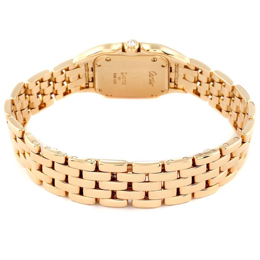 Cartier Panthere Damenuhr aus Gelbgold mit Diamanten 4
