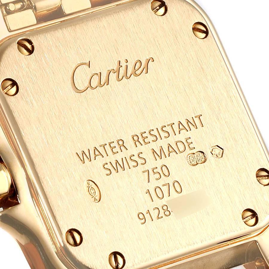 Cartier Panthere Small Yellow Gold Silver Dial Watch W25022B9 1