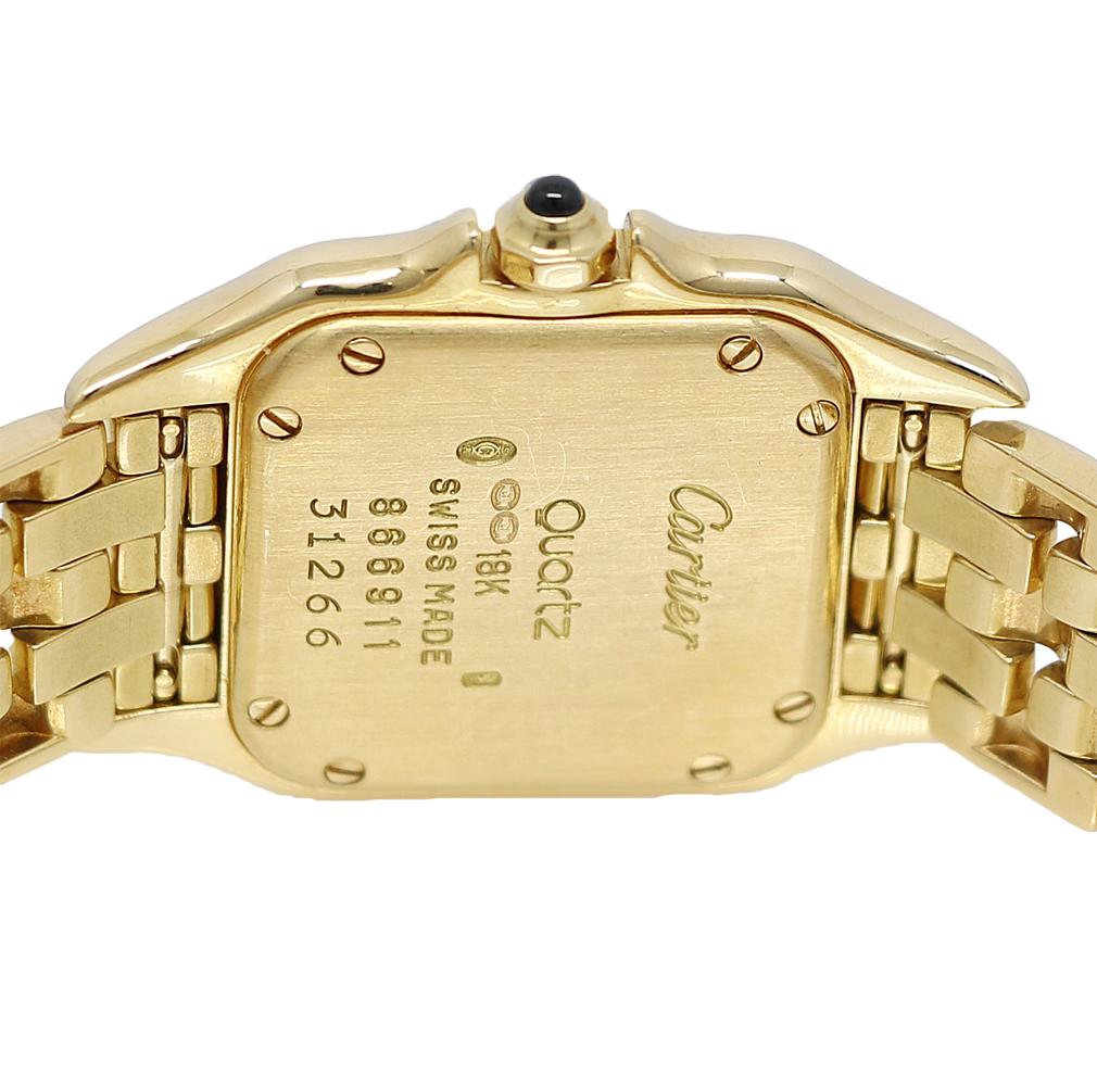 Cartier Panthere Small Yellow Gold Watch Model W215022B9 For Sale 1