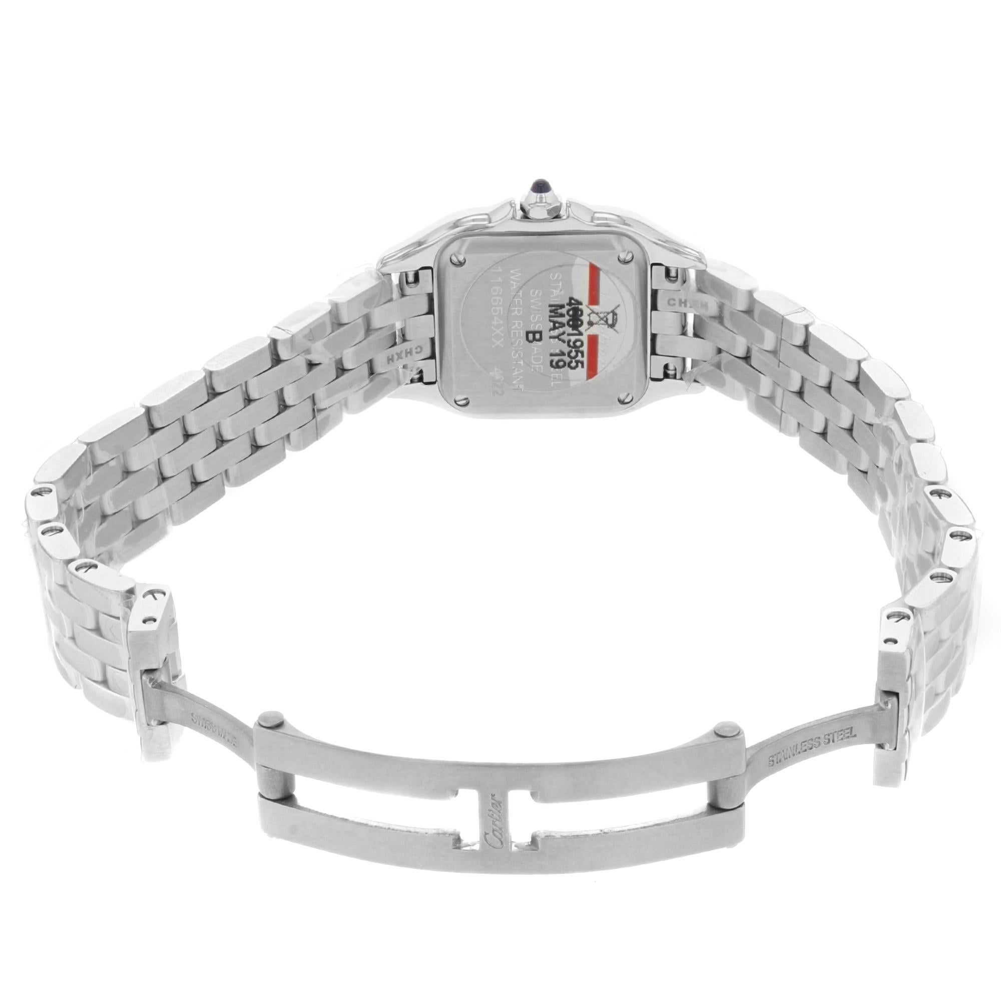 cartier silver square watch