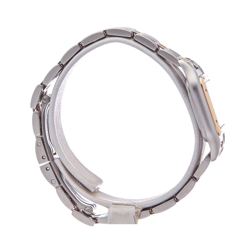 Cartier Panthere Stainless Steel and 18 Karat Yellow Gold Women's W25029B6 1