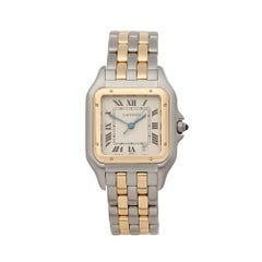 Cartier Panthere Stainless Steel and 18 Karat Yellow Gold 1100