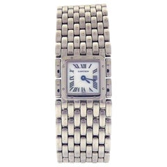 Cartier Panthere Stainless Steel MOP Dial Swiss Quartz Ladies Watch 2420