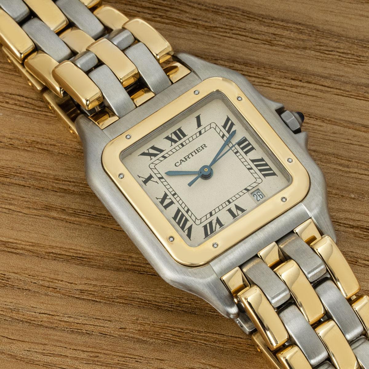 Cartier Panthere Stainless Steel & Yellow Gold 5