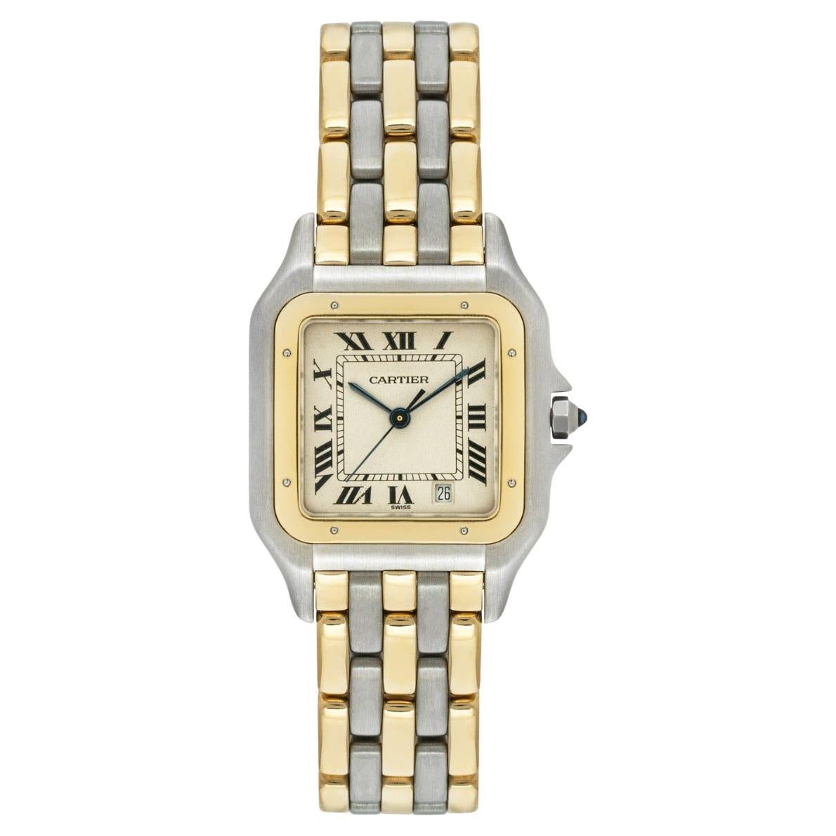 Cartier Panthere Stainless Steel & Yellow Gold