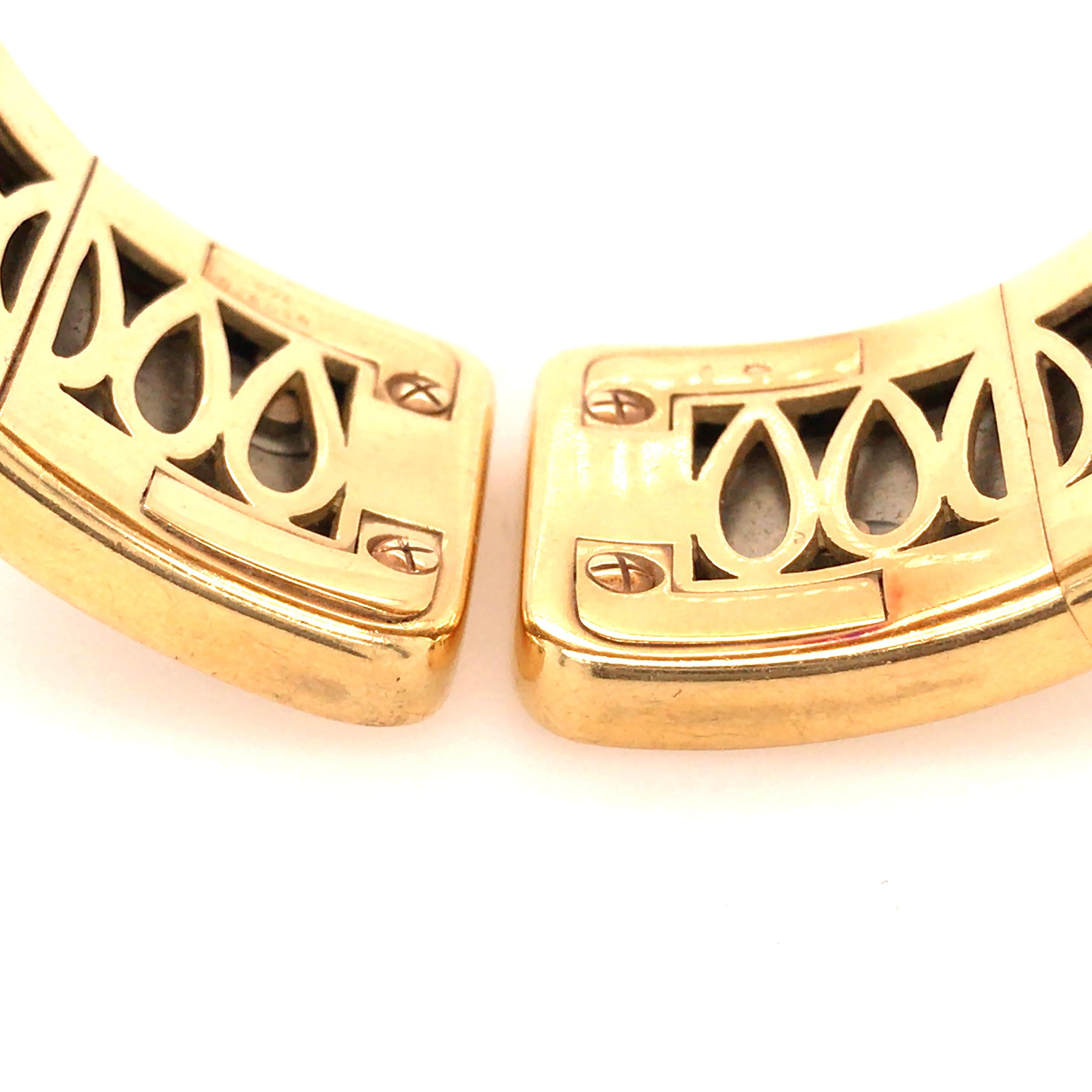 Cartier Panthère Torque 18K Two-Tone Gold Bangle Cuff Bracelet In Good Condition In Boca Raton, FL