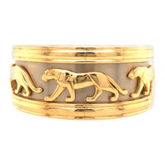 Cartier Panthère Torque 18K Two-Tone Gold Bangle Cuff Bracelet