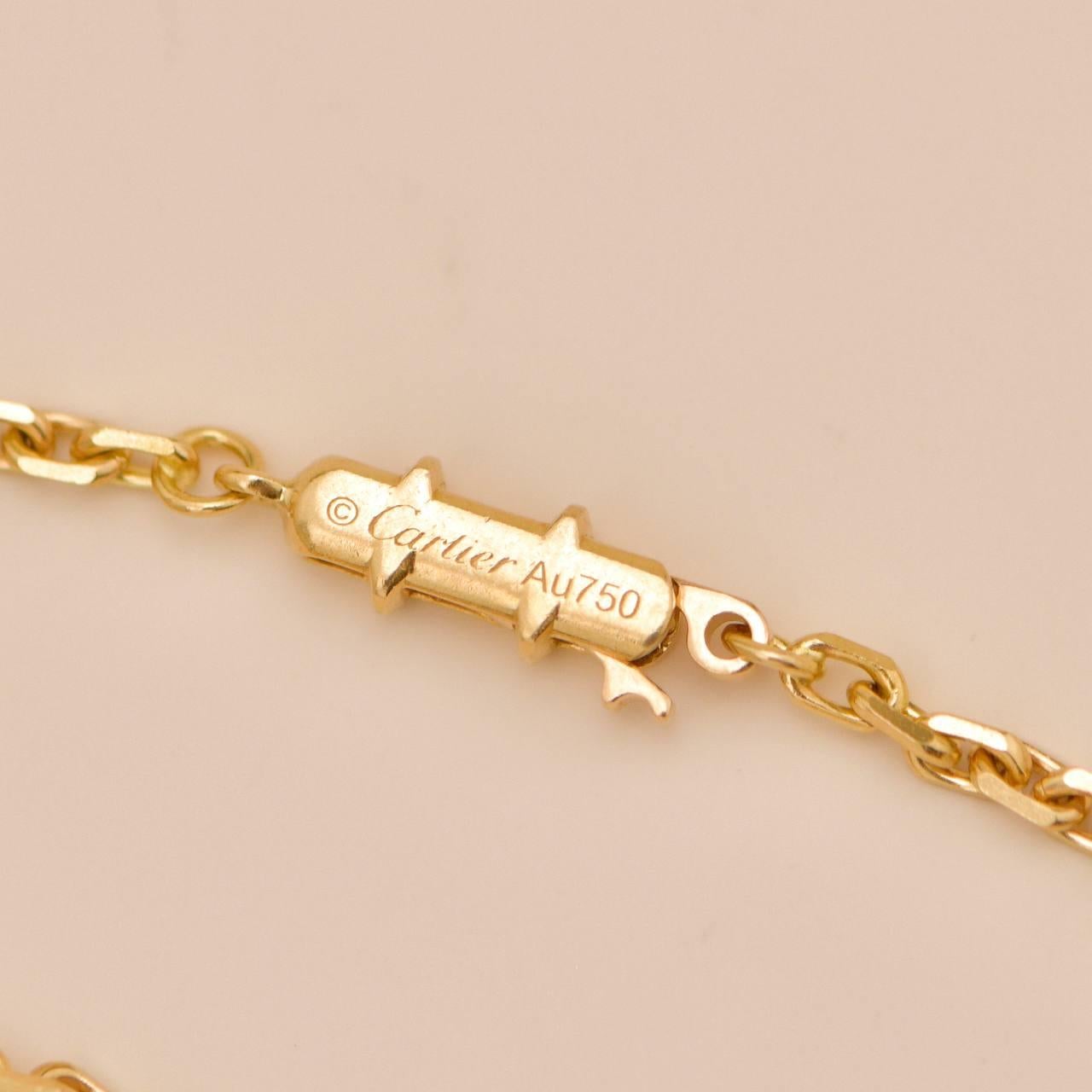 Collar Cartier Panthère Tsavorita Ónice Oro Amarillo 18K en venta 3