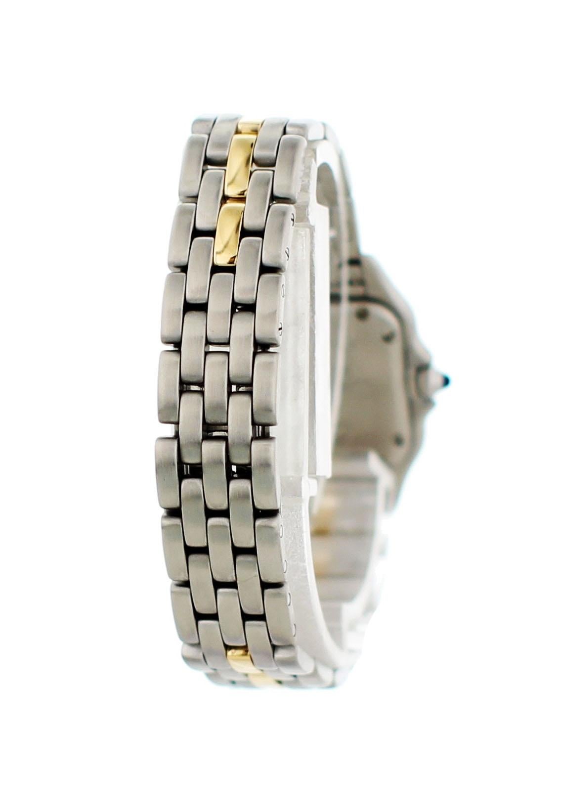 Women's Cartier Panthere Two-Tone 18 Karat Yellow Gold 1120 Ladies Watch