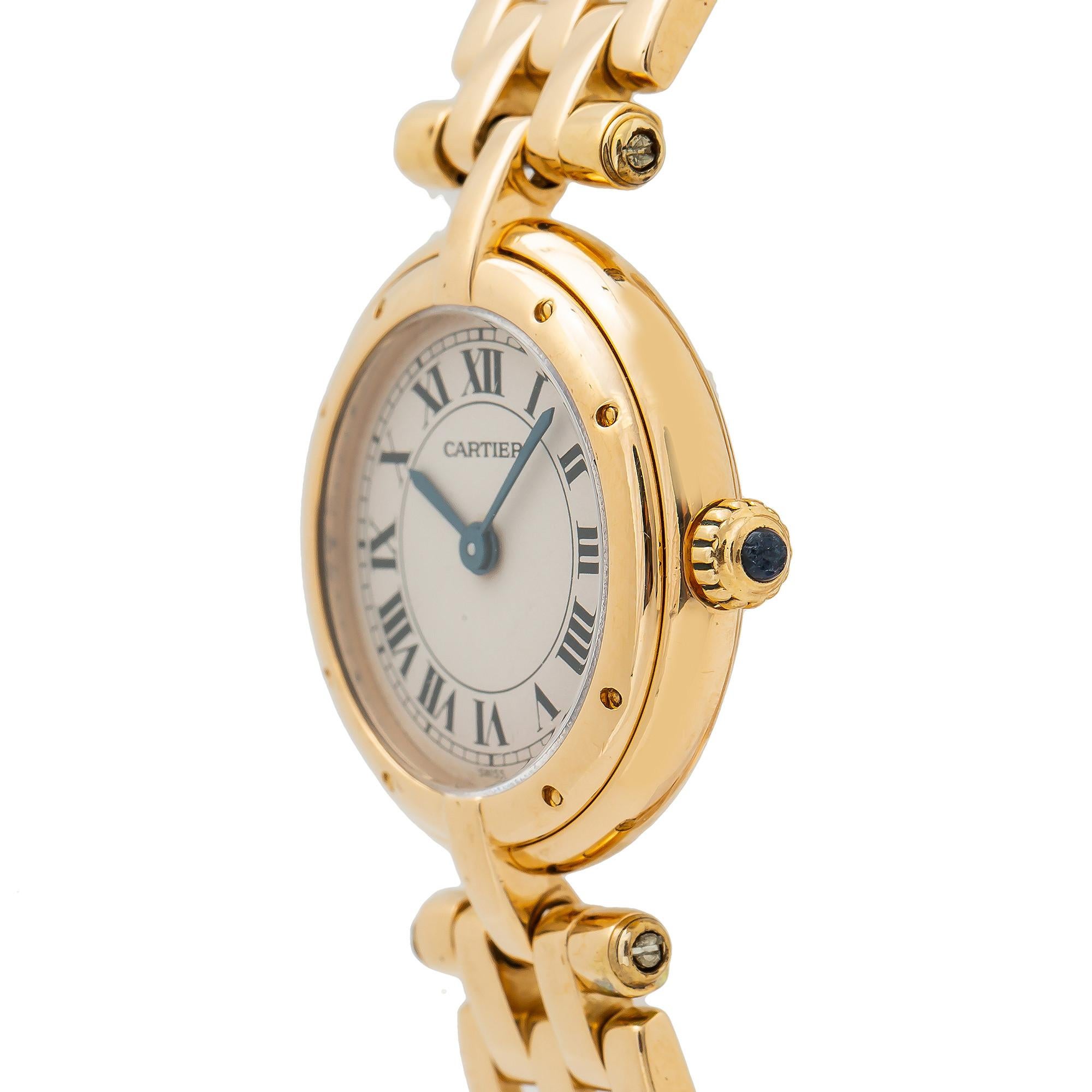 Modern Cartier Panthere Vendome 1057920 18 Karat Gold Tone Womens Watch