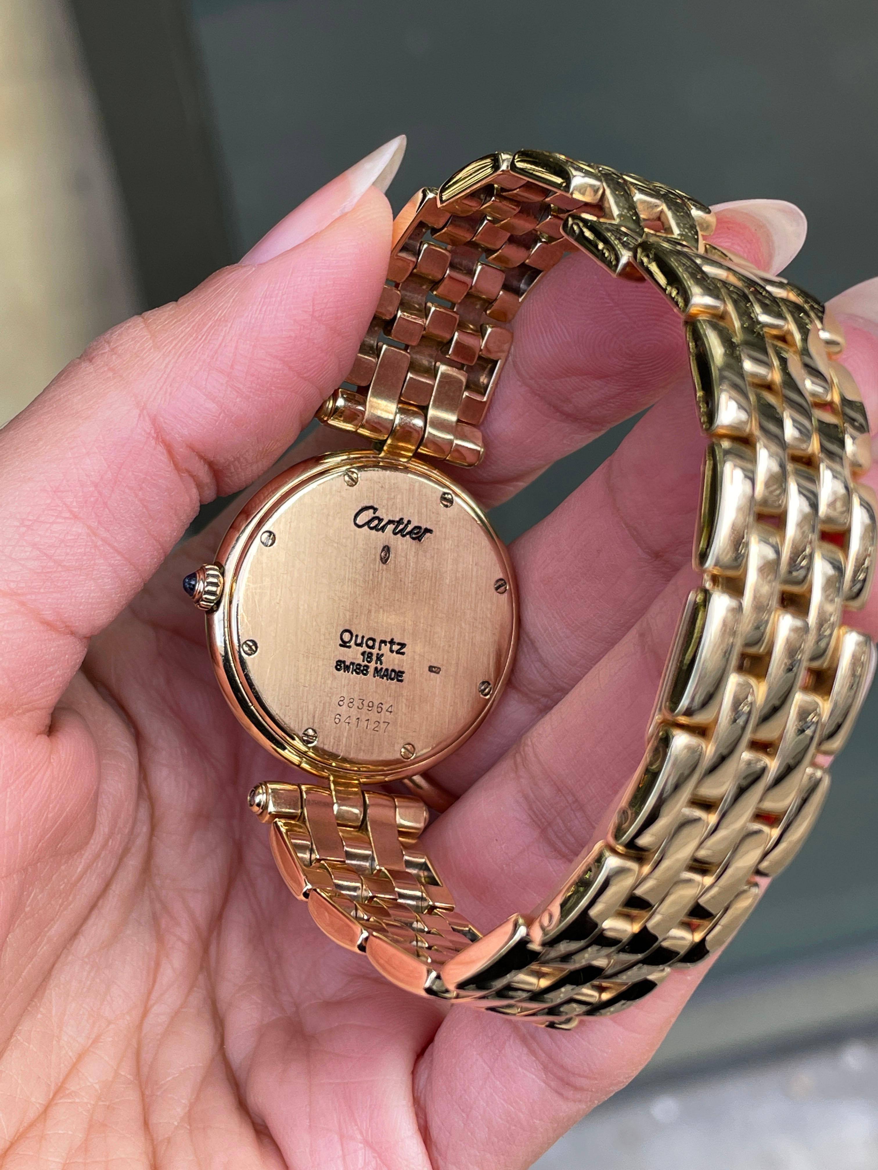 cartier panthere round watch
