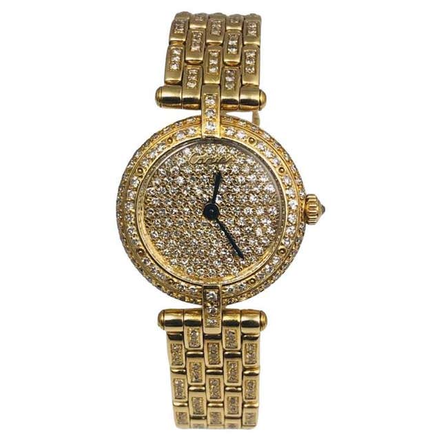Cartier Cougar Panthere in 18k Yellow Gold Watch For Sale at 1stDibs