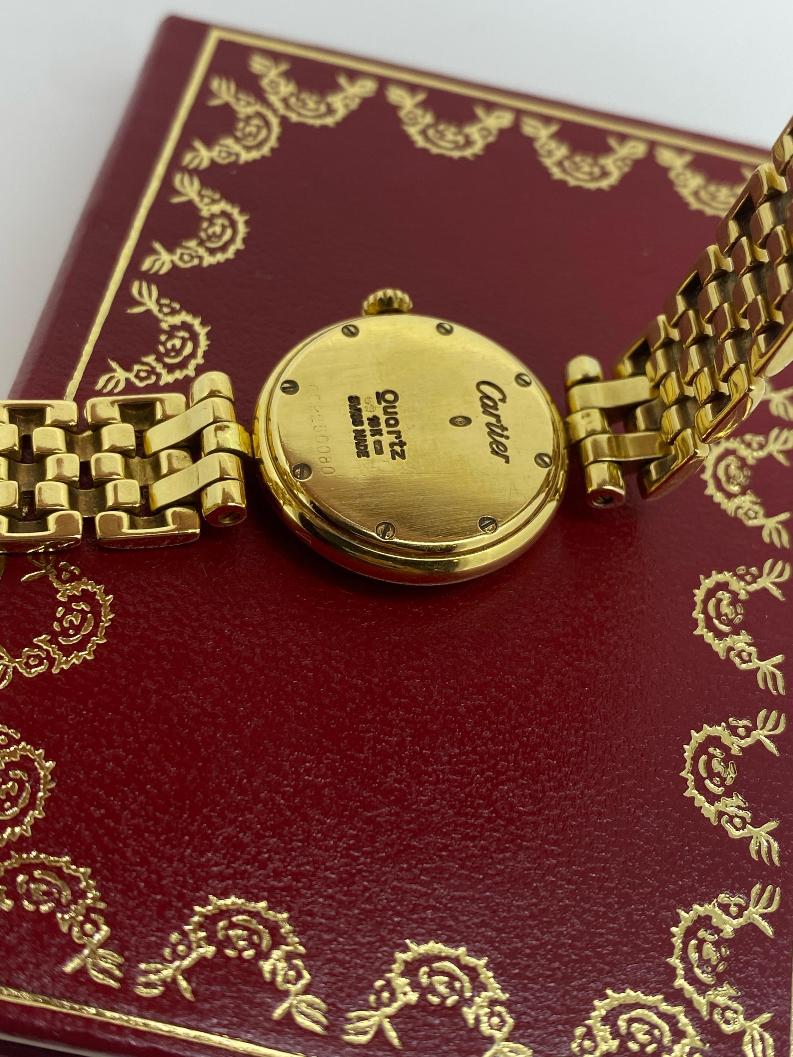 damenuhr cartier gold