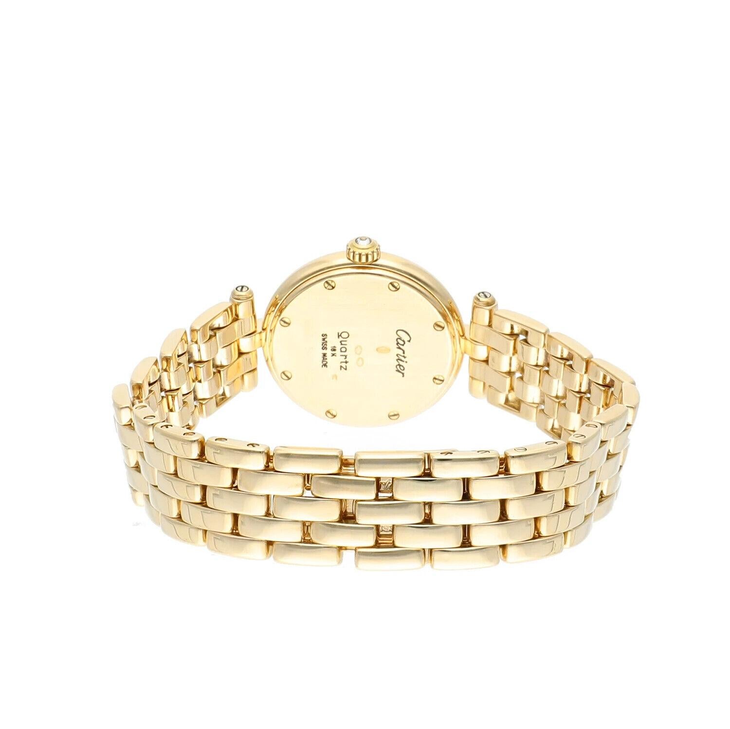 Cartier Panthère Vendome 18k 8057916 Gelbgold Uhr mit Fabrik Diamant 23mm 3