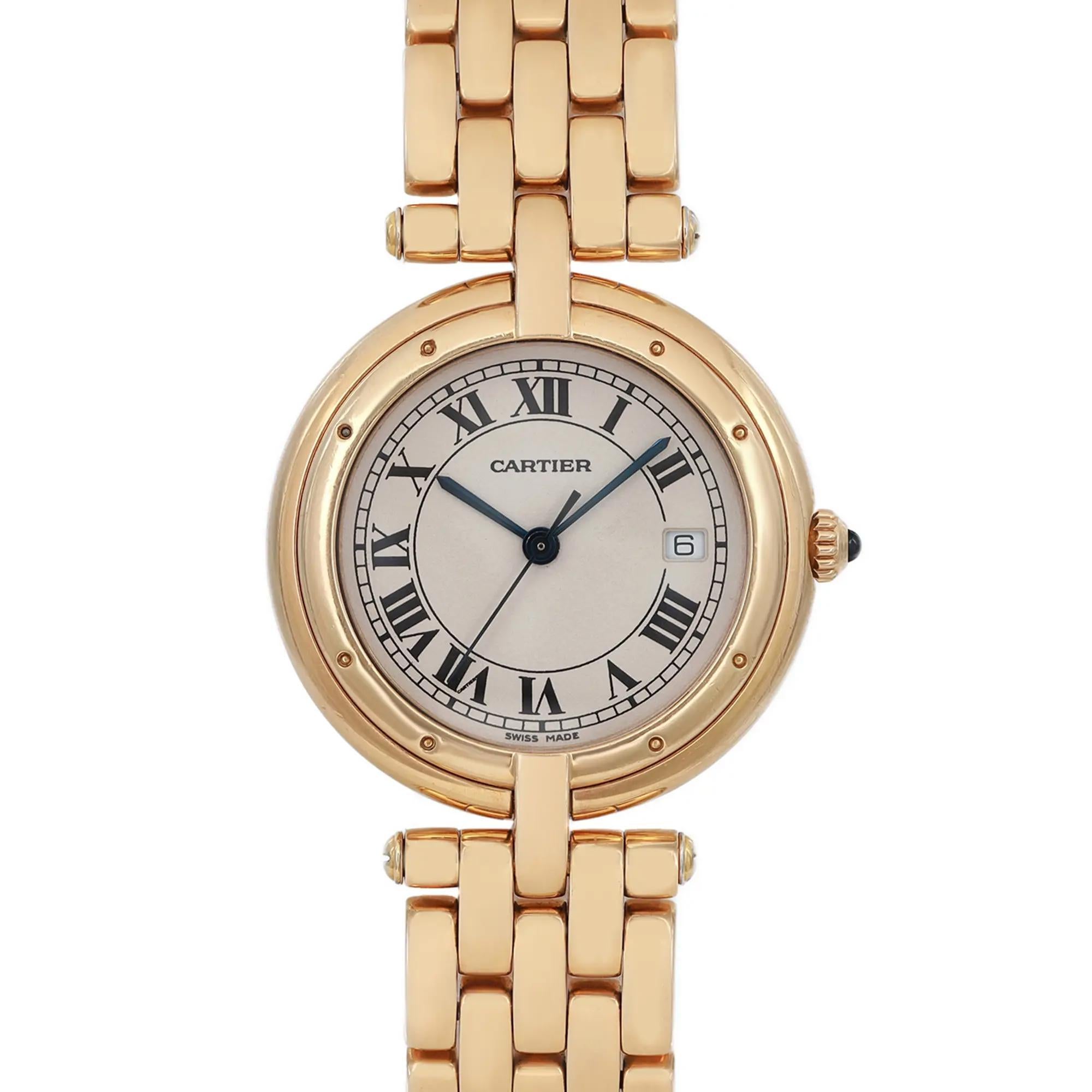 Pre-owned. Good condition. No original box and paper.

General Information:
Brand: Cartier
Type: Wristwatch
Department: Women
Model Number: 883964
Model: Cartier Panthere
Style: Luxury
Country/Region of Manufacture: Switzerland
Vintage: