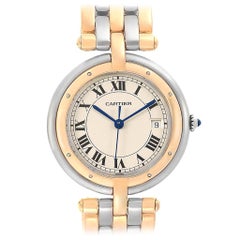 Cartier Panthere Vendome Midsize Steel Yellow Gold Ladies Watch 183964
