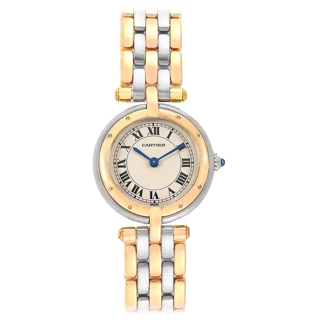 Cartier Panthere Vendome Small 3-Row Steel Yellow Gold Ladies Watch