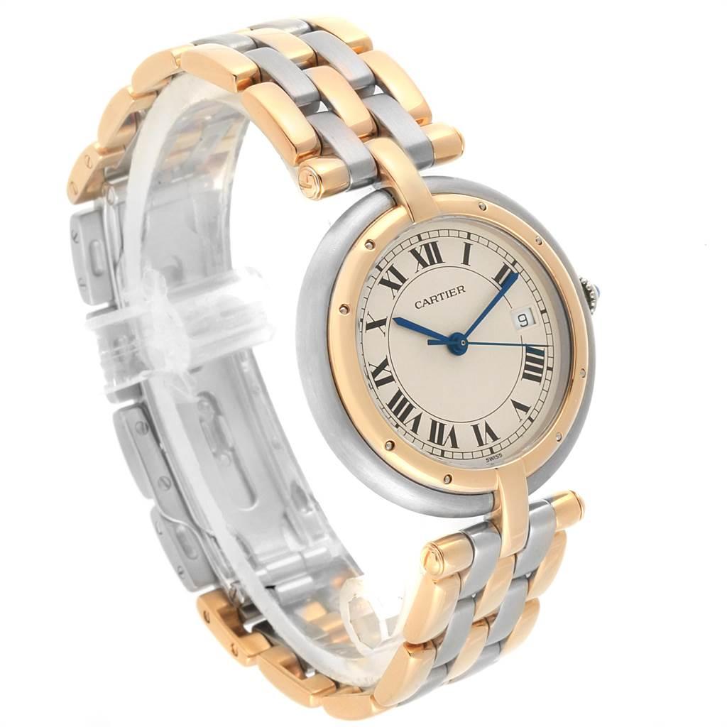 Women's Cartier Panthere Vendome Three-Row Steel Yellow Gold Ladies Watch 183984