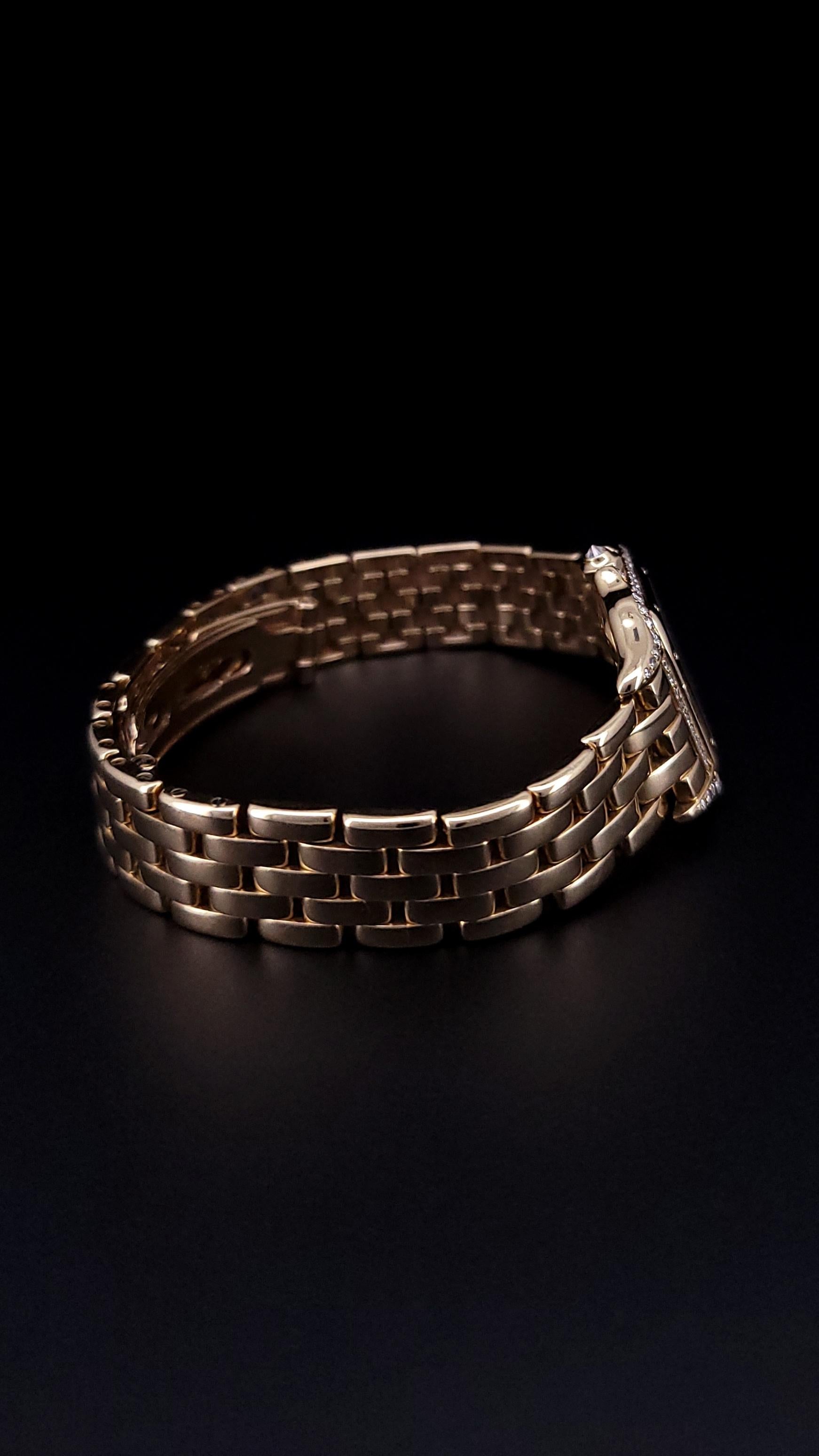 Women's Cartier Panthere Vintage 18k Yellow Gold Circa 1990 Watch For Sale