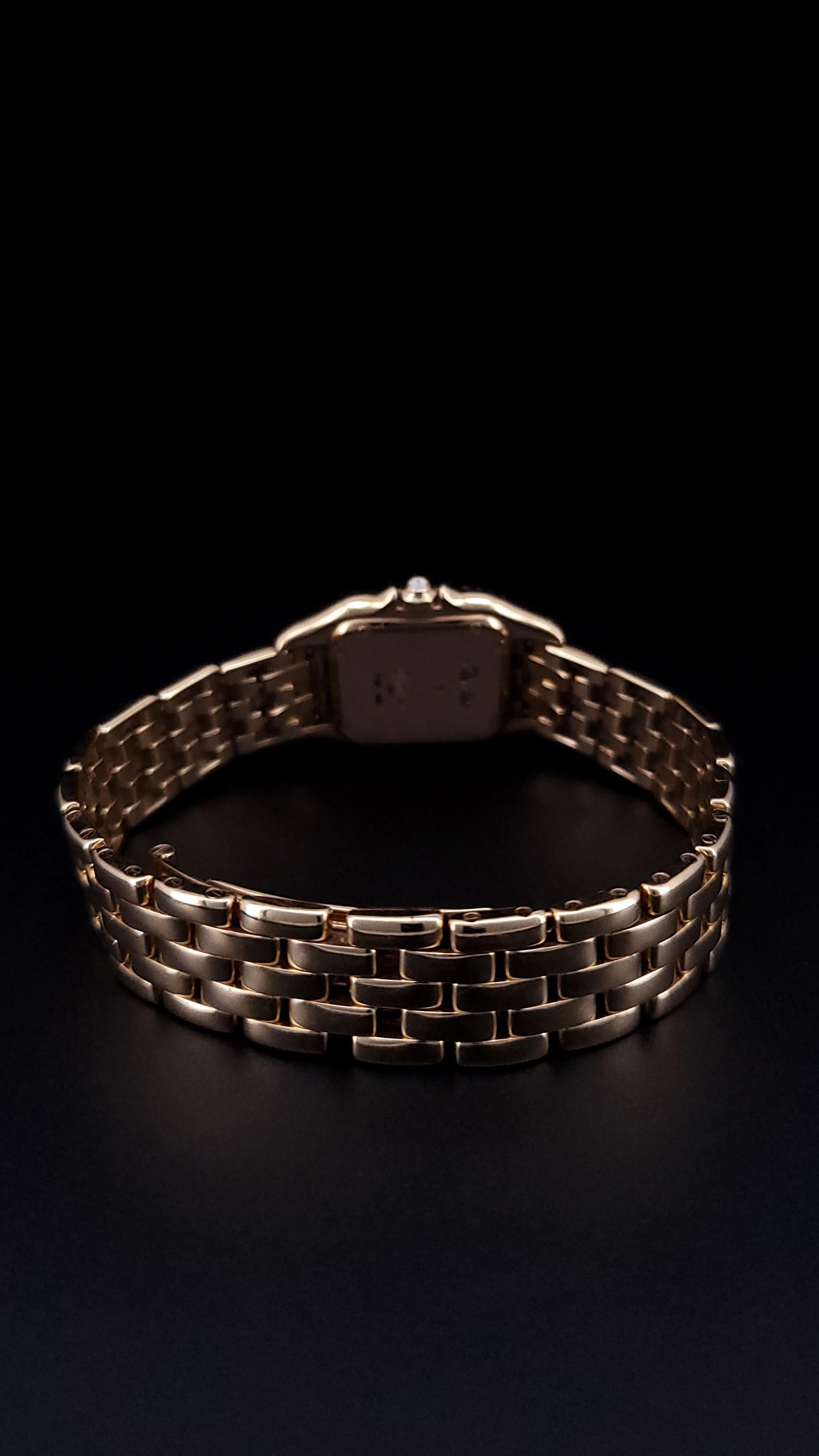 Cartier Panthere Vintage 18k Yellow Gold Circa 1990 Watch For Sale 1