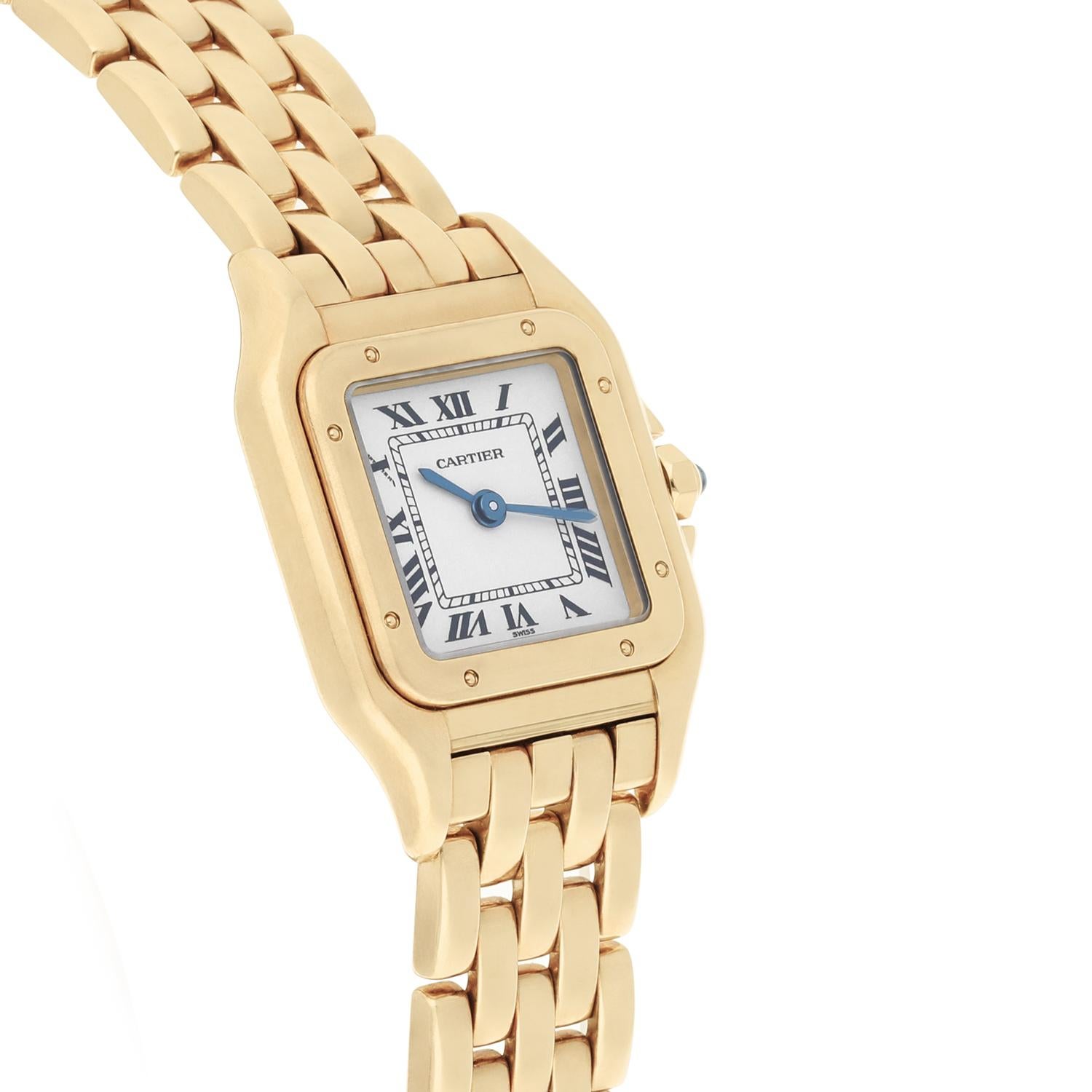 Women's or Men's Cartier Panthere W25022B9 18K Yellow Gold Ladies Watch