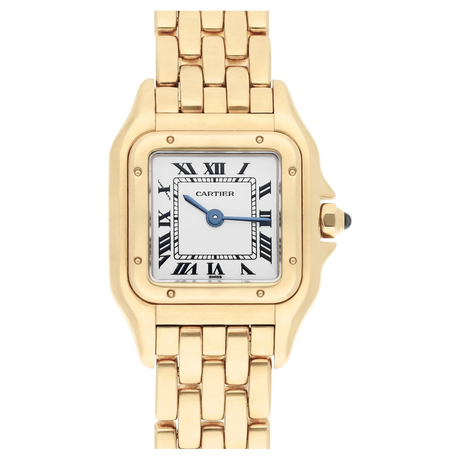 Cartier Panthere W25022B9 Reloj de señora de oro amarillo de 18 quilates