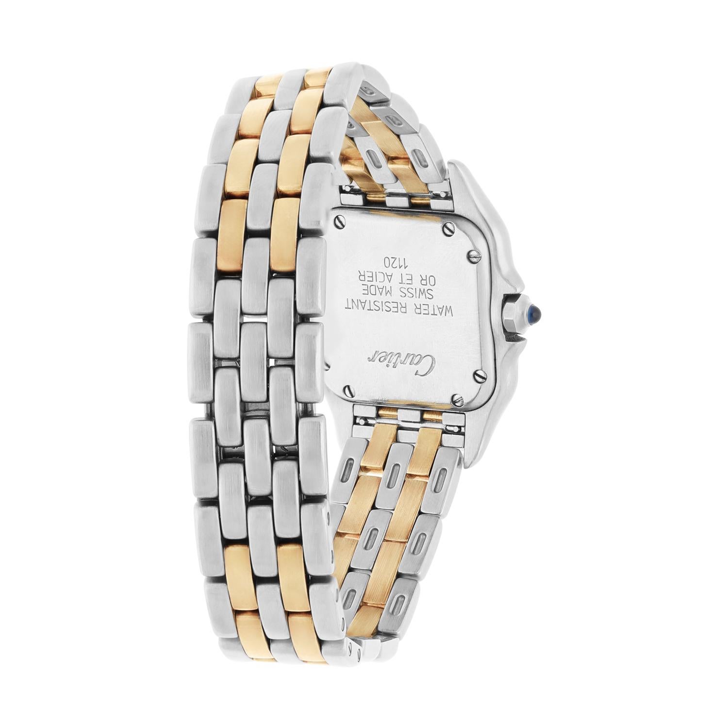 Cartier Panthère W25029b6 Panthere Ladies 18k Yellow Gold And Stainless Steel  2