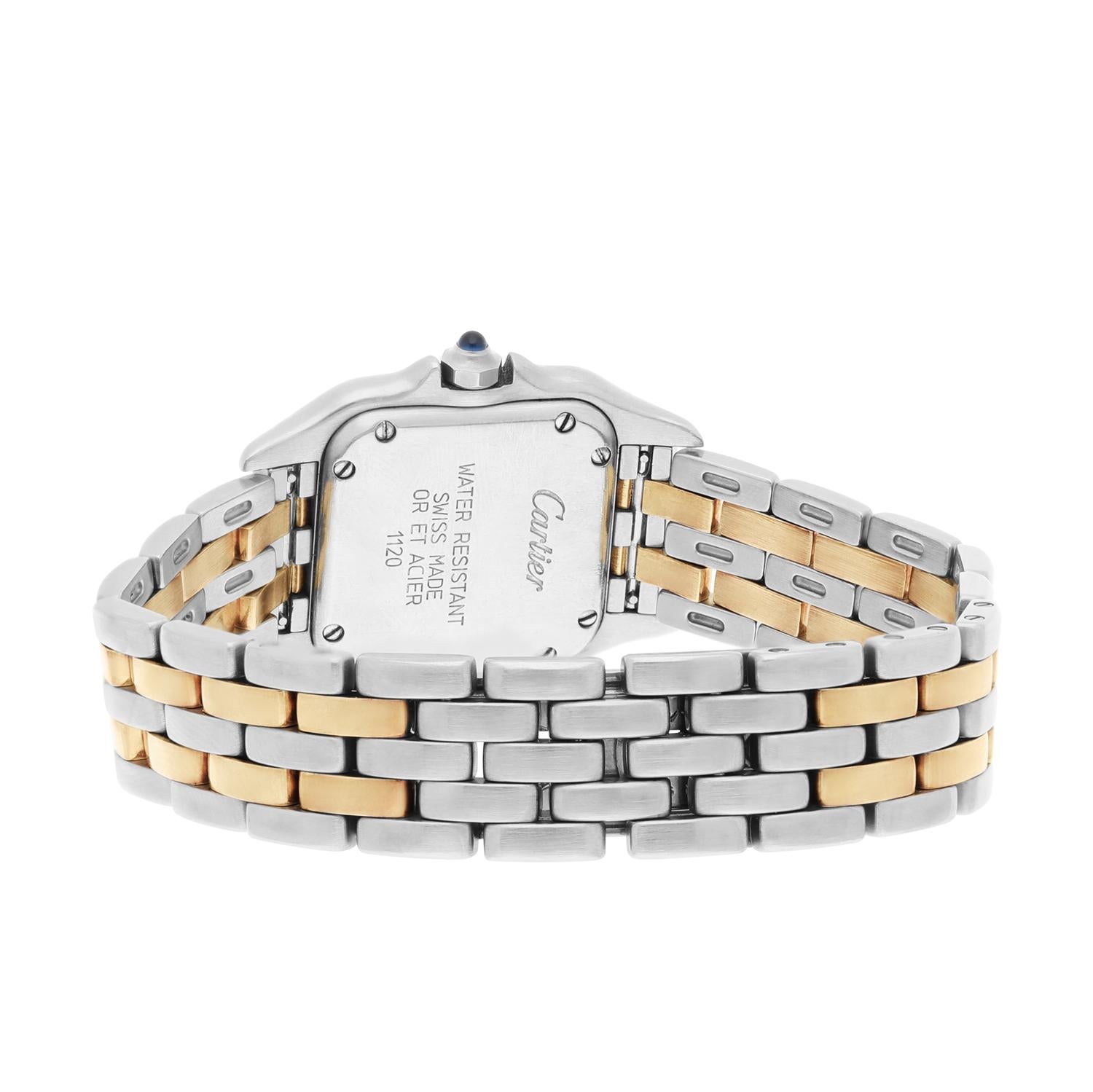 Cartier Panthère W25029b6 Panthere Ladies 18k Yellow Gold And Stainless Steel  3