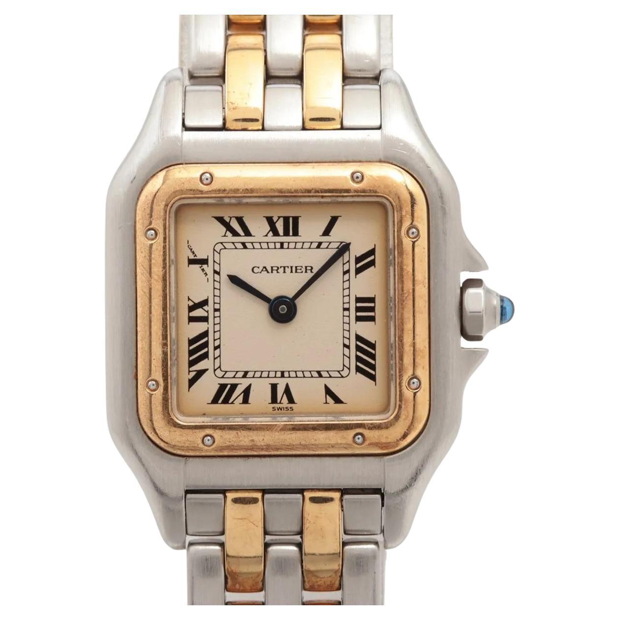 Cartier Panthère W25029B6 Two-Row Ladies Watch Box & Papers