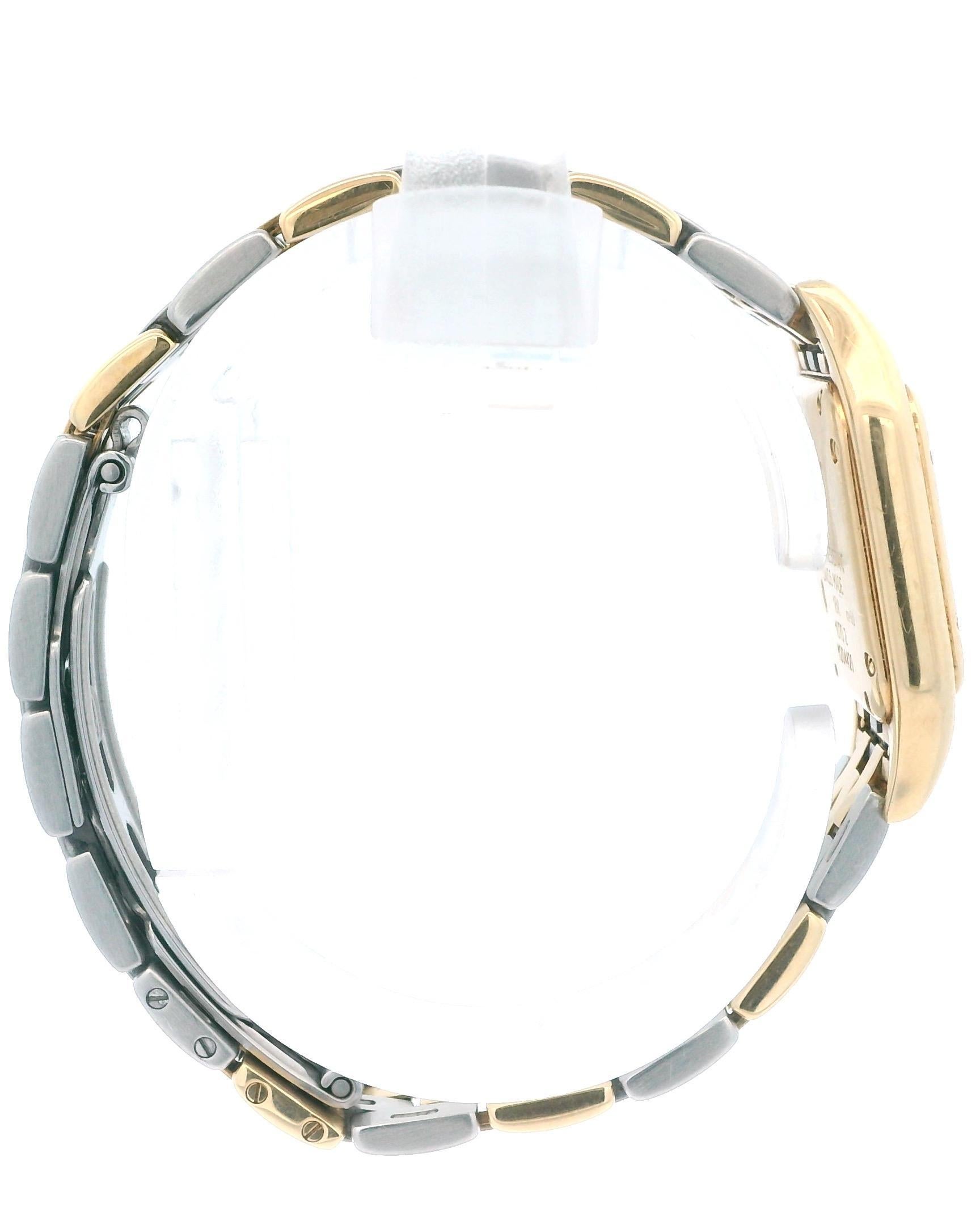Cartier Panthere W25040L6 Two Tone V-Link Ladies Watch 1