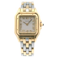 Cartier Panthere W25040L6 Zweifarbige V- Glieder-Damenuhr mit V- Gliedern